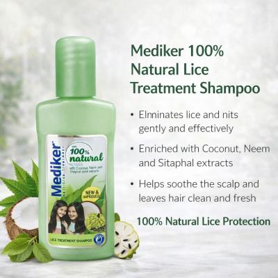 MEDIKER 100% NATURAL ANTI LICE TREATMENT